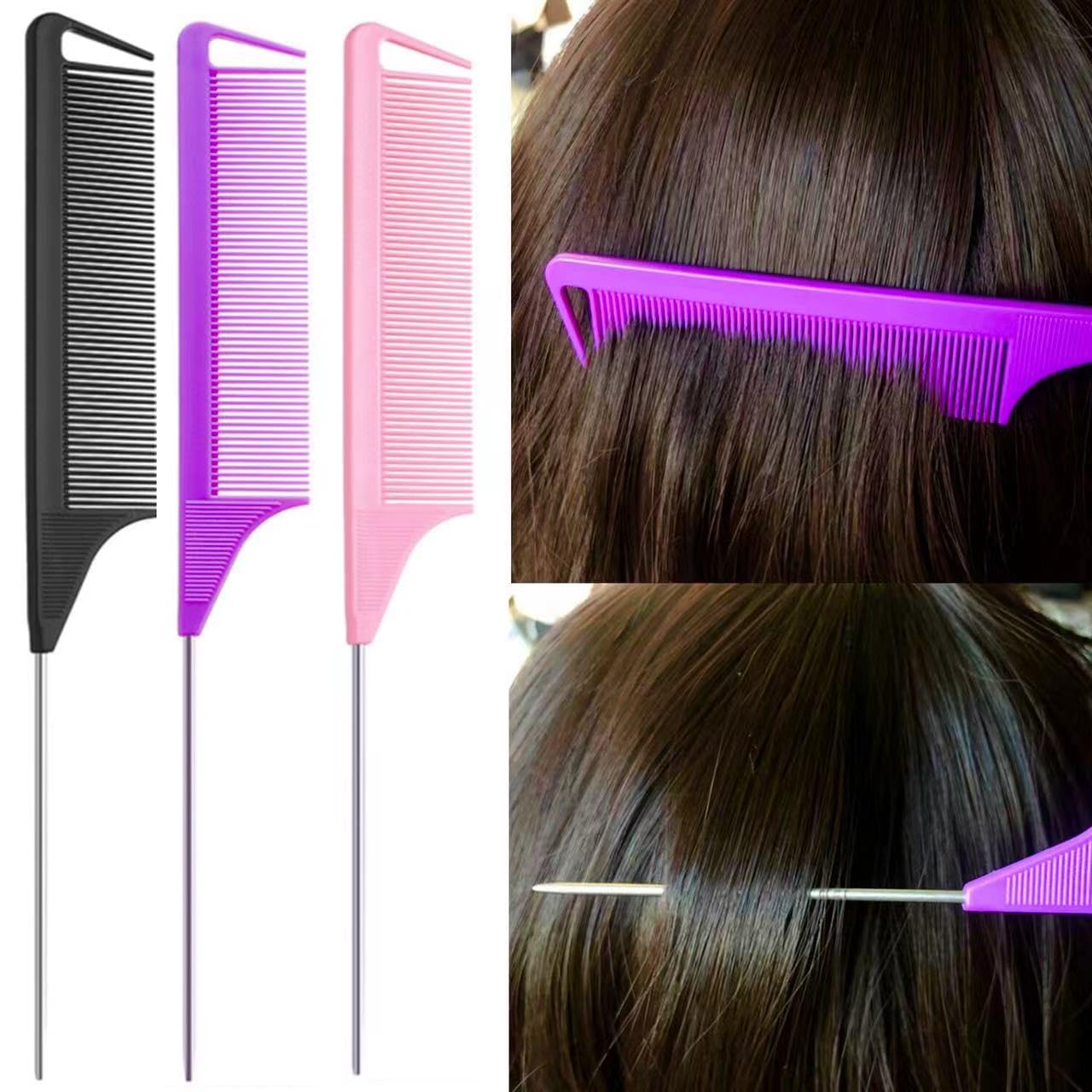 Luumxai conjunto en rosa, morado y negro para estilos.