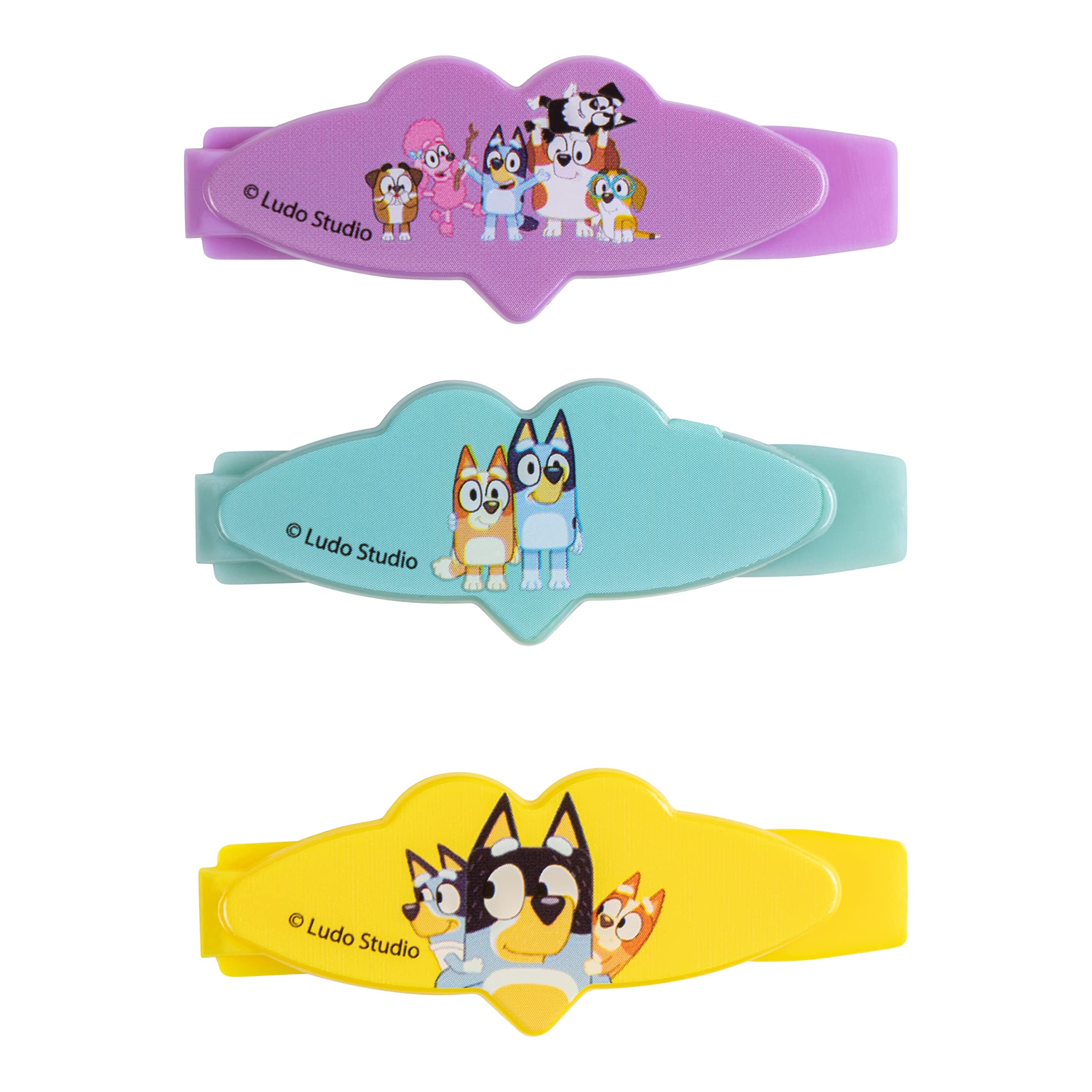 Pinzas para pelo Luv Her Bluey sujetan mechones con suavidad.