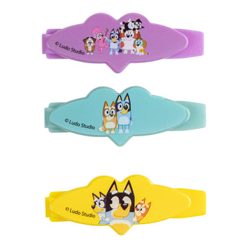 Pinzas para pelo Luv Her Bluey sujetan mechones con suavidad.