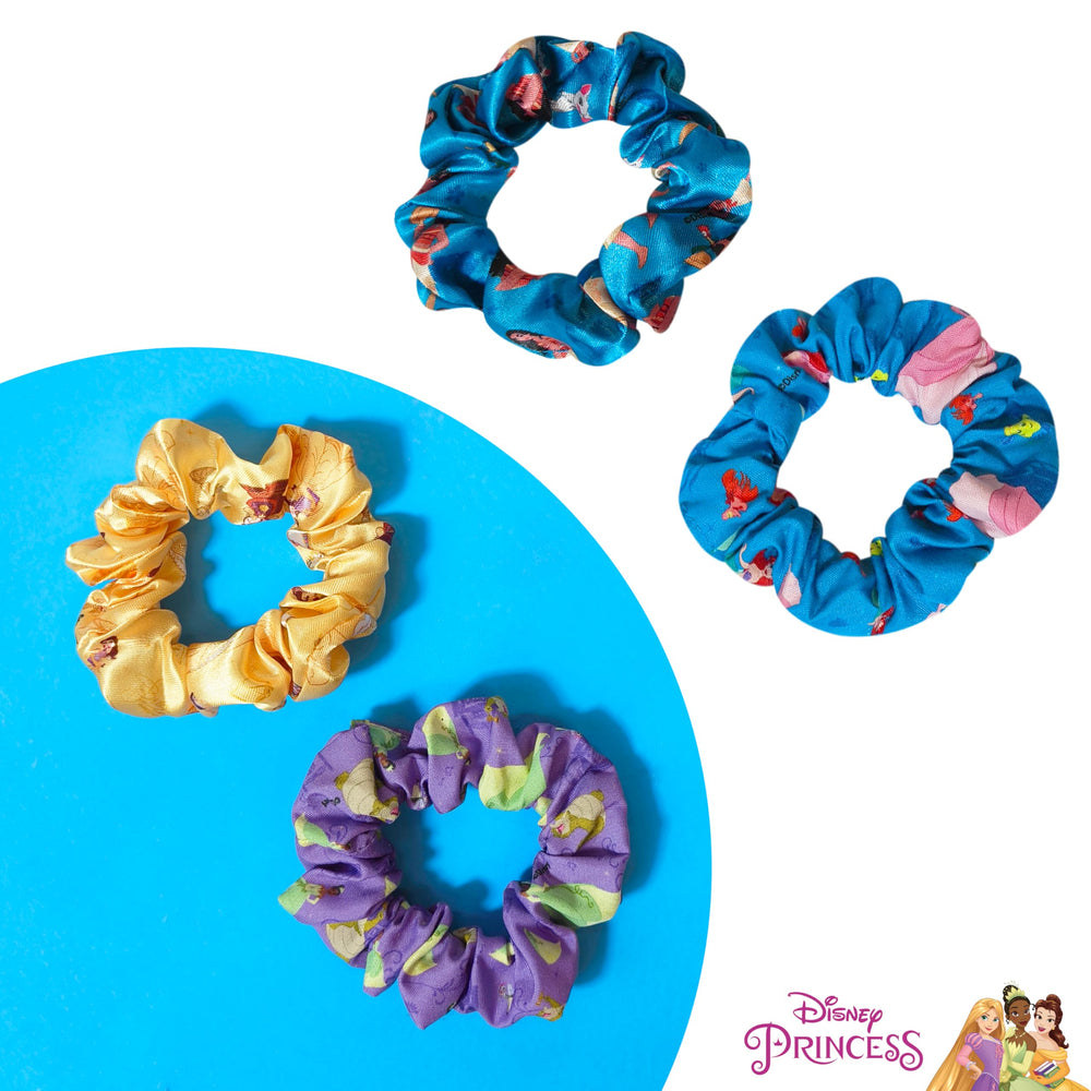 LUV HER scrunchies Disney princesas, cuidado fácil y lavado a mano recomendado.