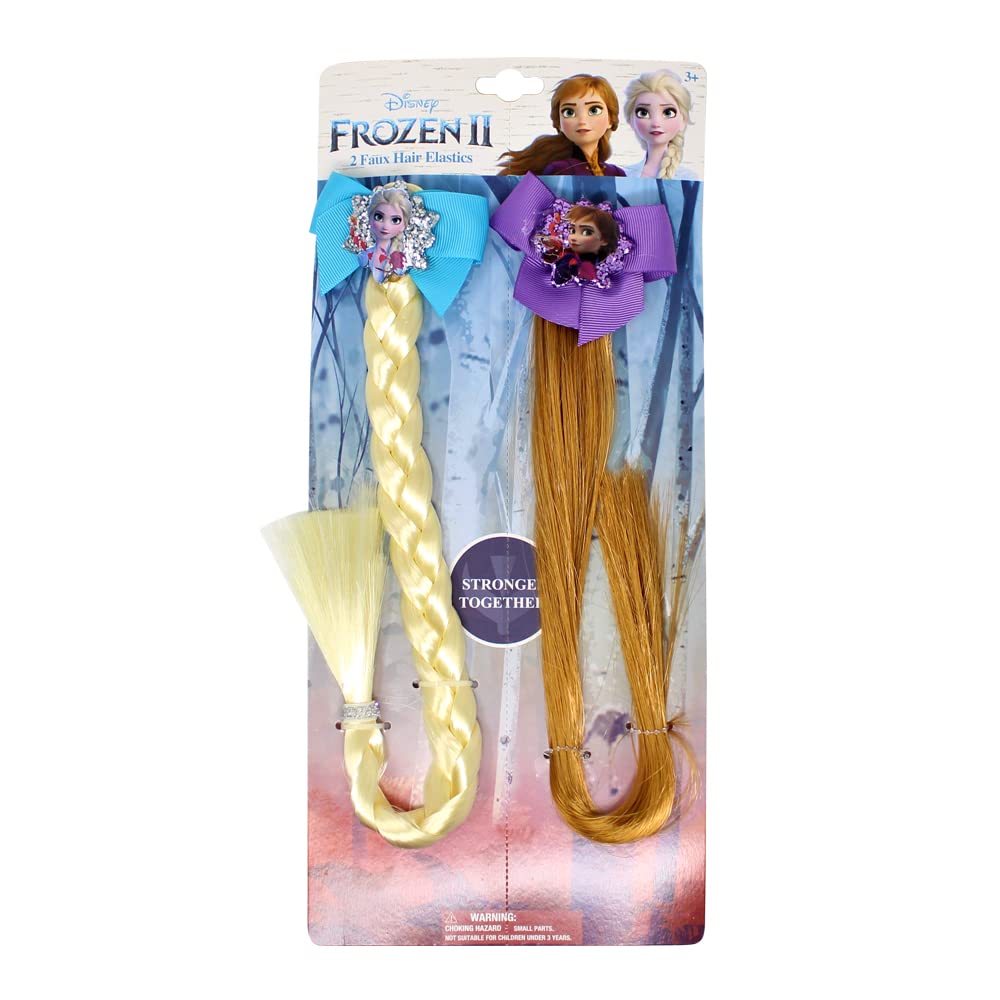 LUV HER Frozen II: trenzas falsas para Elsa y Anna, seguras para la piel.