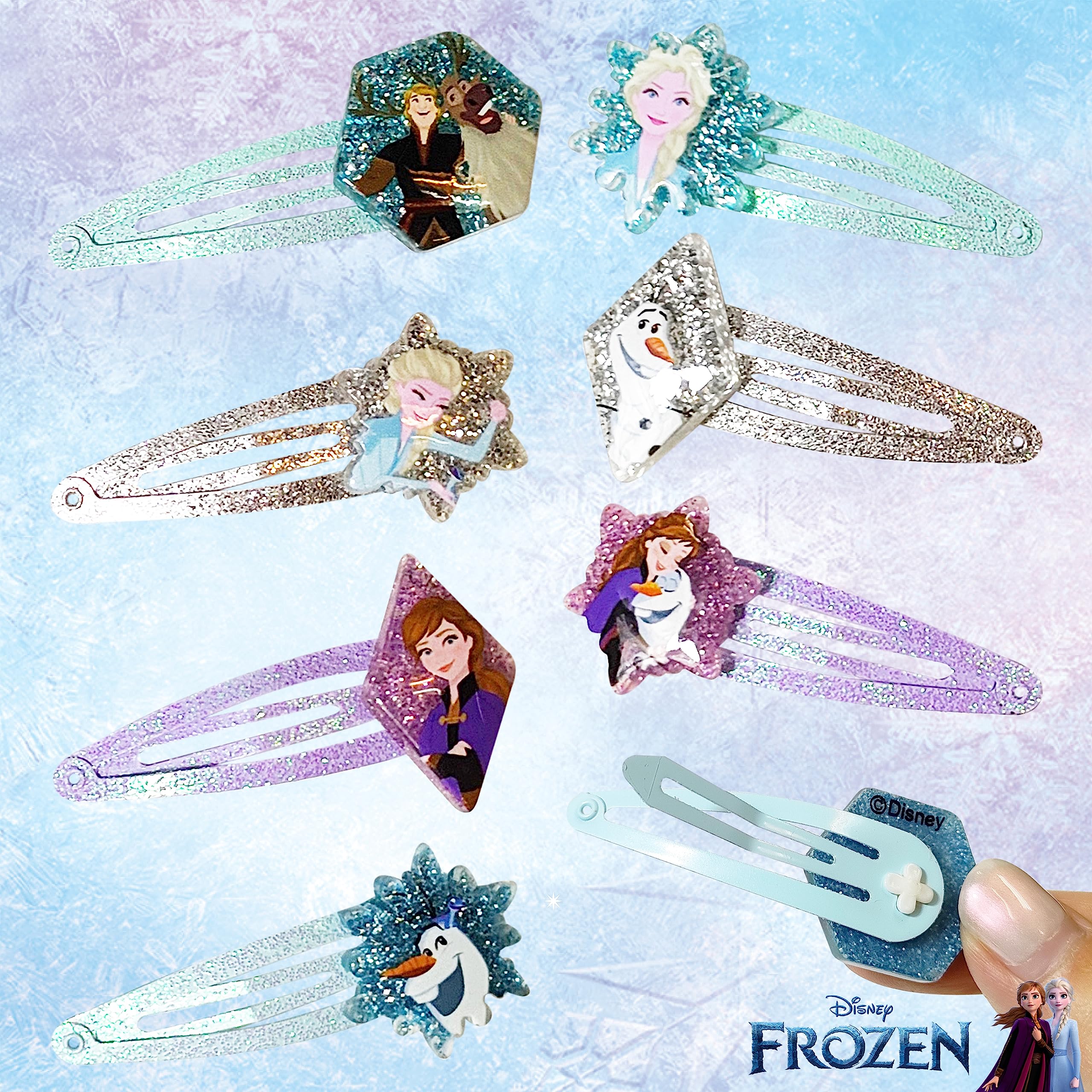 Luv Her Disney Frozen: set de 8 pinzas para combinar con looks.