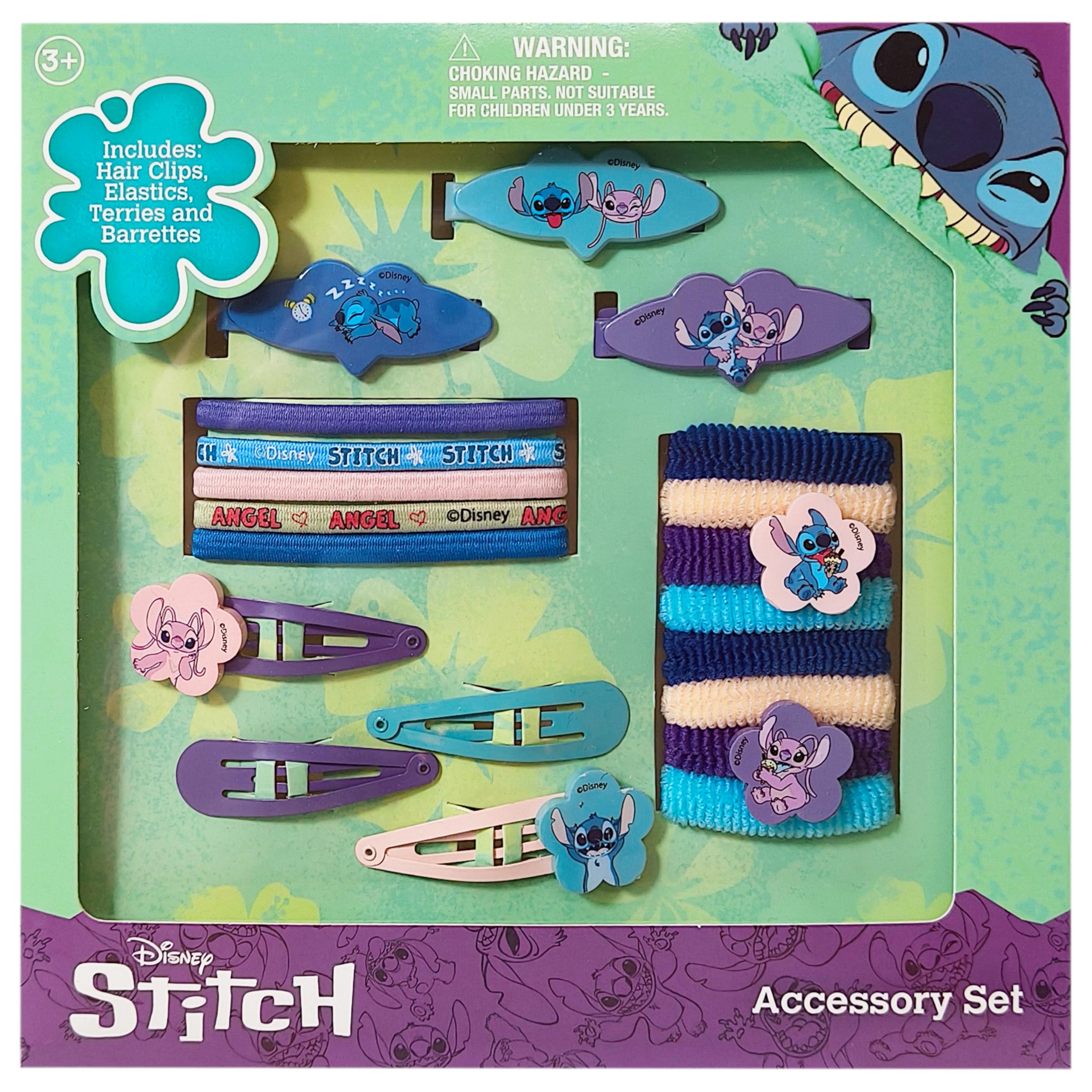 Prendedores para cabello de LUV HER con Disney Lilo & Stitch listos para peinados rápidos.