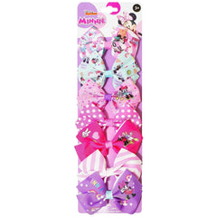 LUV HER Minnie Mouse lazos para el cabello, conjunto de 7 piezas para peinados.
