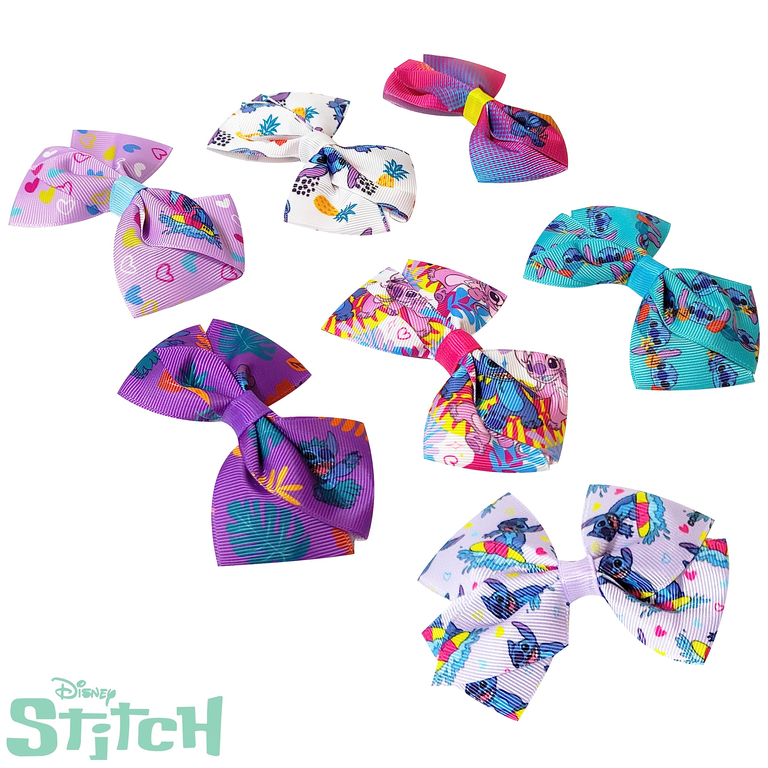 LUV HER Disney Stitch lazo 4 pulgadas, clip alligator seguro para uso diario