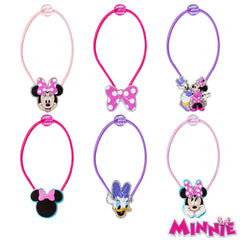 LUV HER Minnie Mouse lazo elástico para moños divertidos y duraderos.