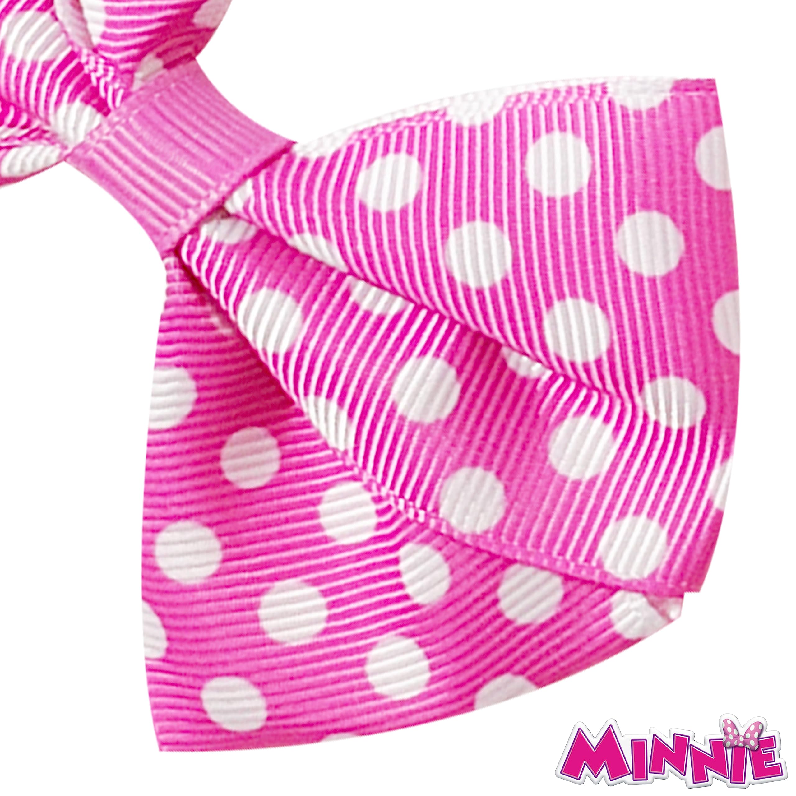 LUV HER Minnie Mouse lazos coloridos para peinados diarios.