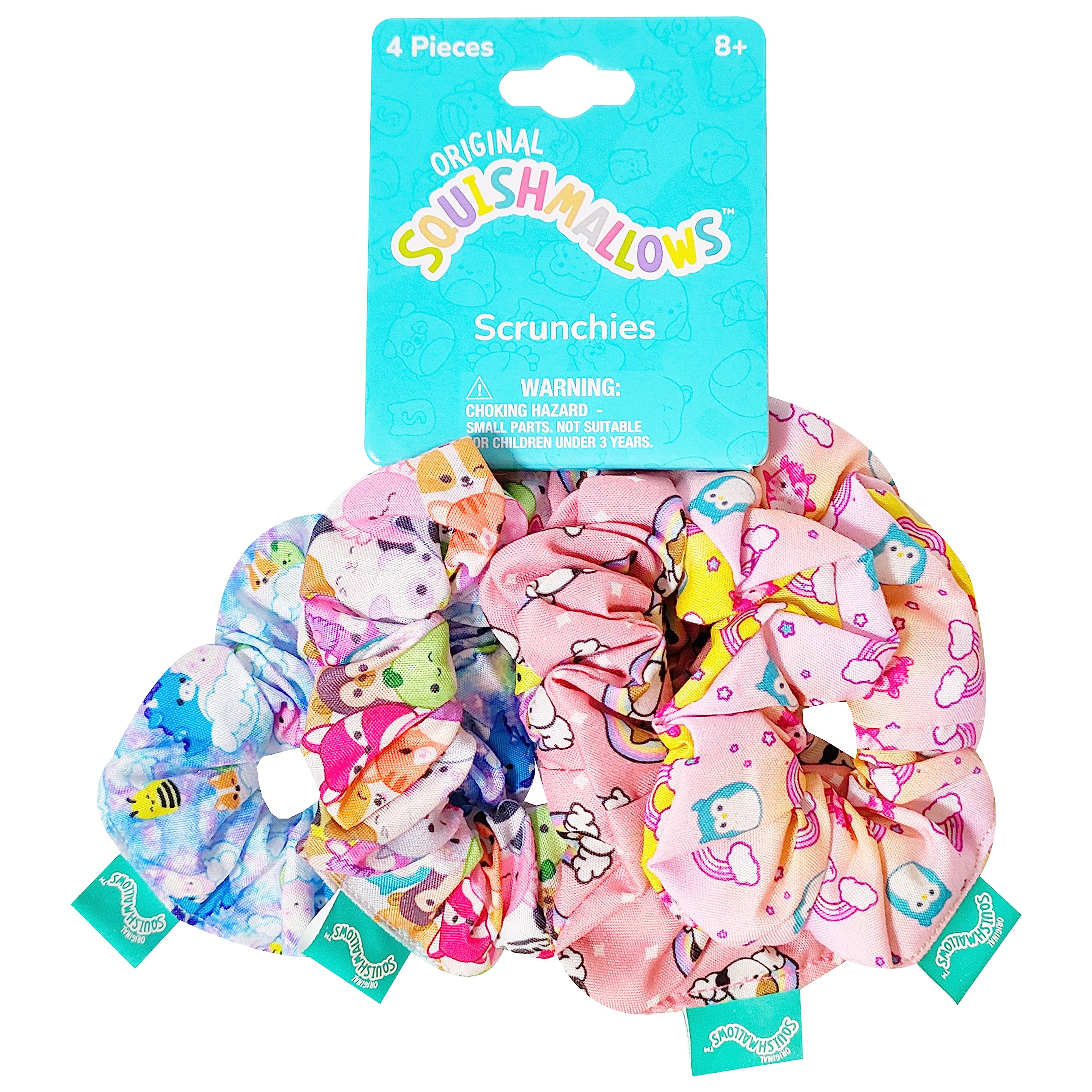 LUV HER scrunchies en variedad de colores y personajes para combinar con cualquier estilo