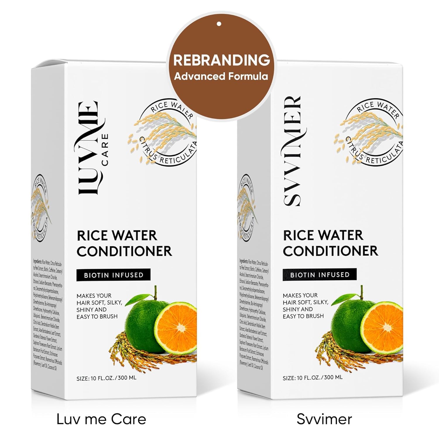 Brillo radiante en mechones gracias a Luv Me Care Rice Water Condicionador.