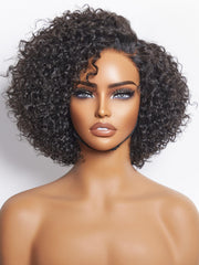 LUVME HAIR, 8 pulgadas de rizos, peluca sin costura para uso diario.