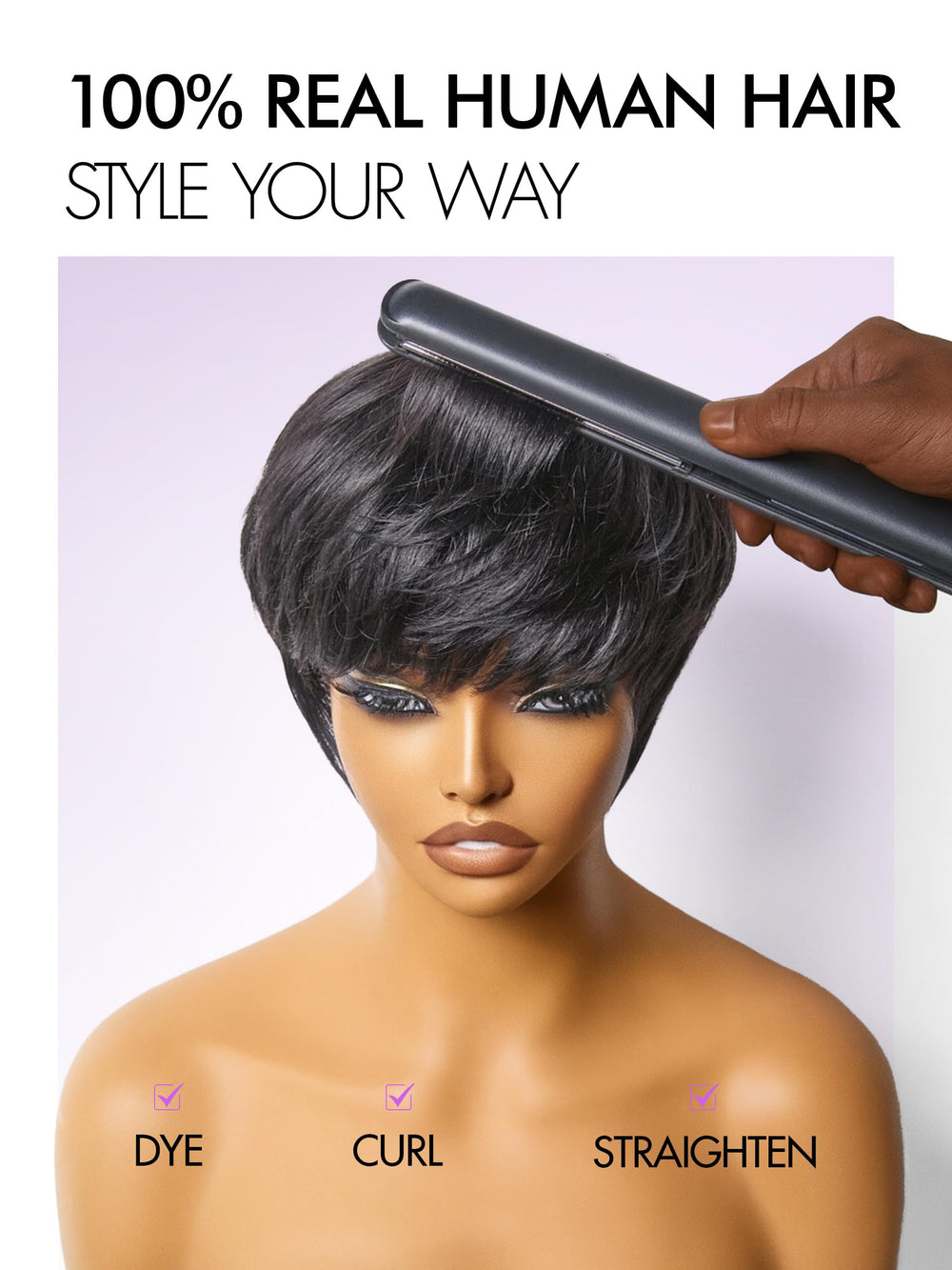 LUVME HAIR almohadillas de silicona antideslizantes para fijación estable.