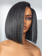 LUVME HAIR Bob Wig con frontal de encaje para un look natural diario