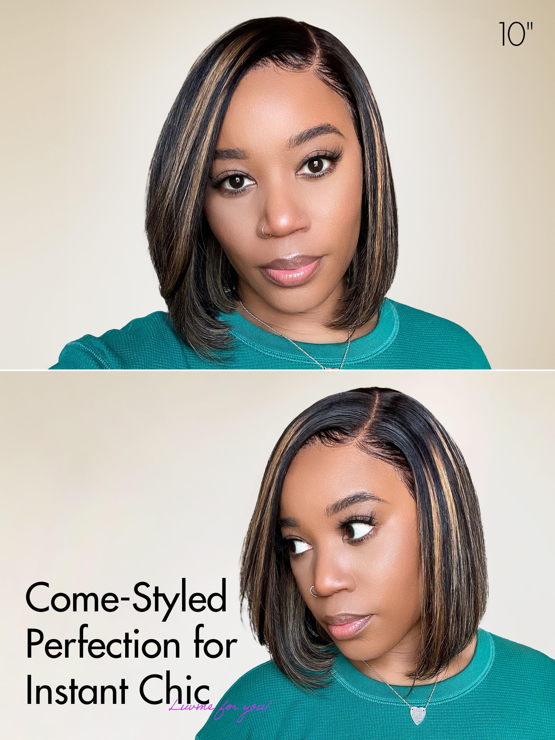 LUVME HAIR Cabello 100% Humano: uso diario con estilo versátil.