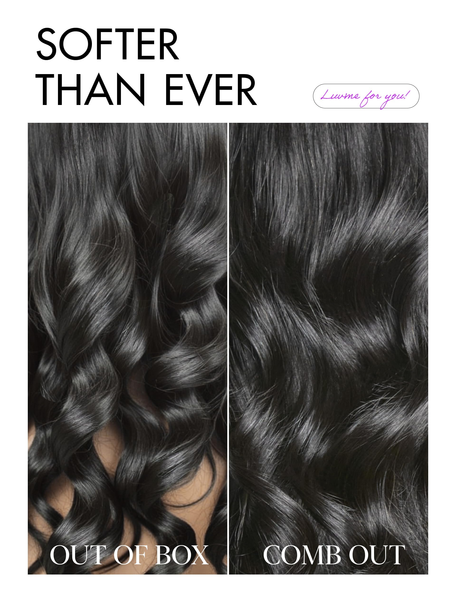 LUVME HAIR pelo humano de alta calidad para looks diarios
