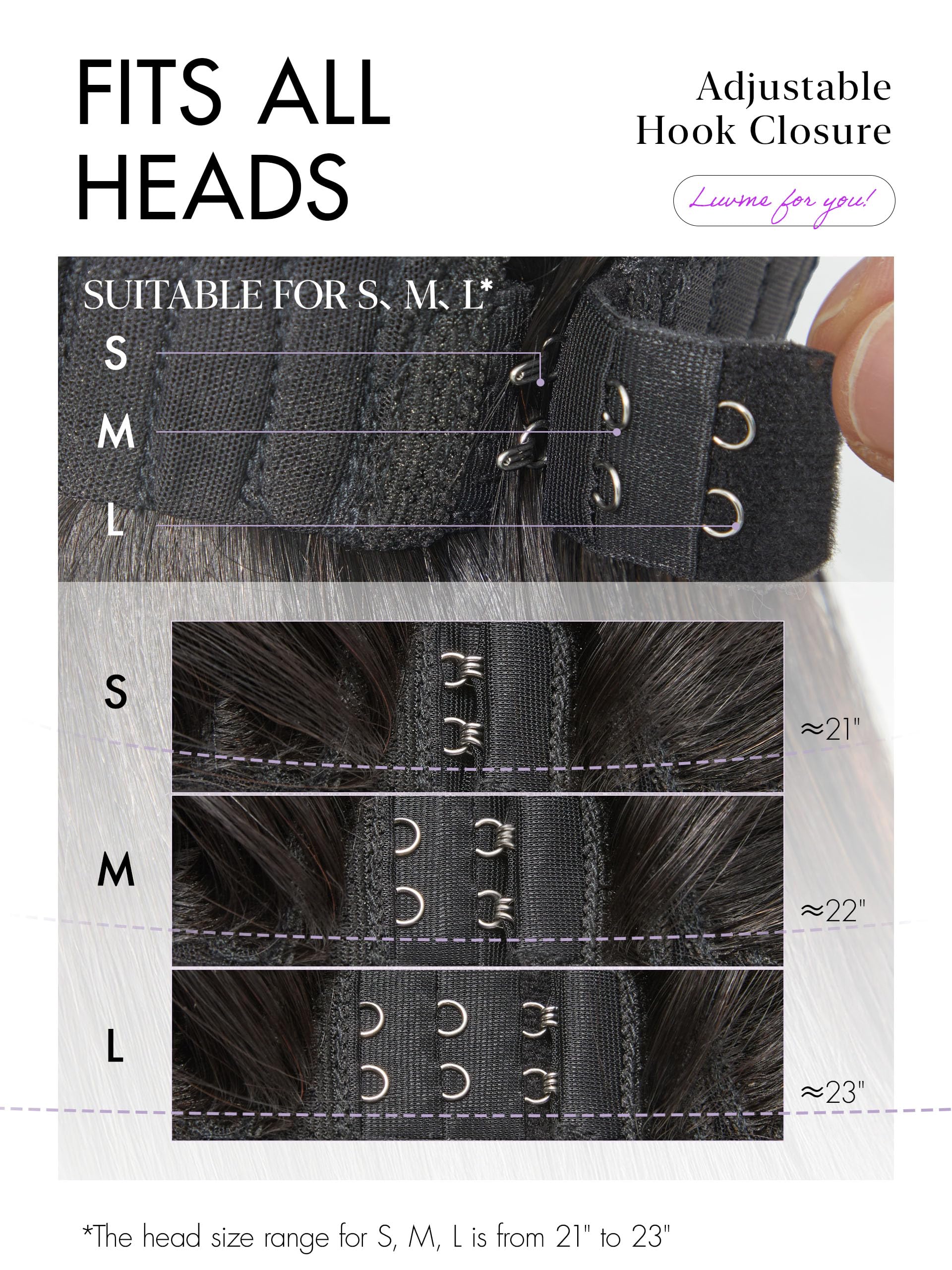 LUVME HAIR pelo humano virgen: aspecto natural y suave