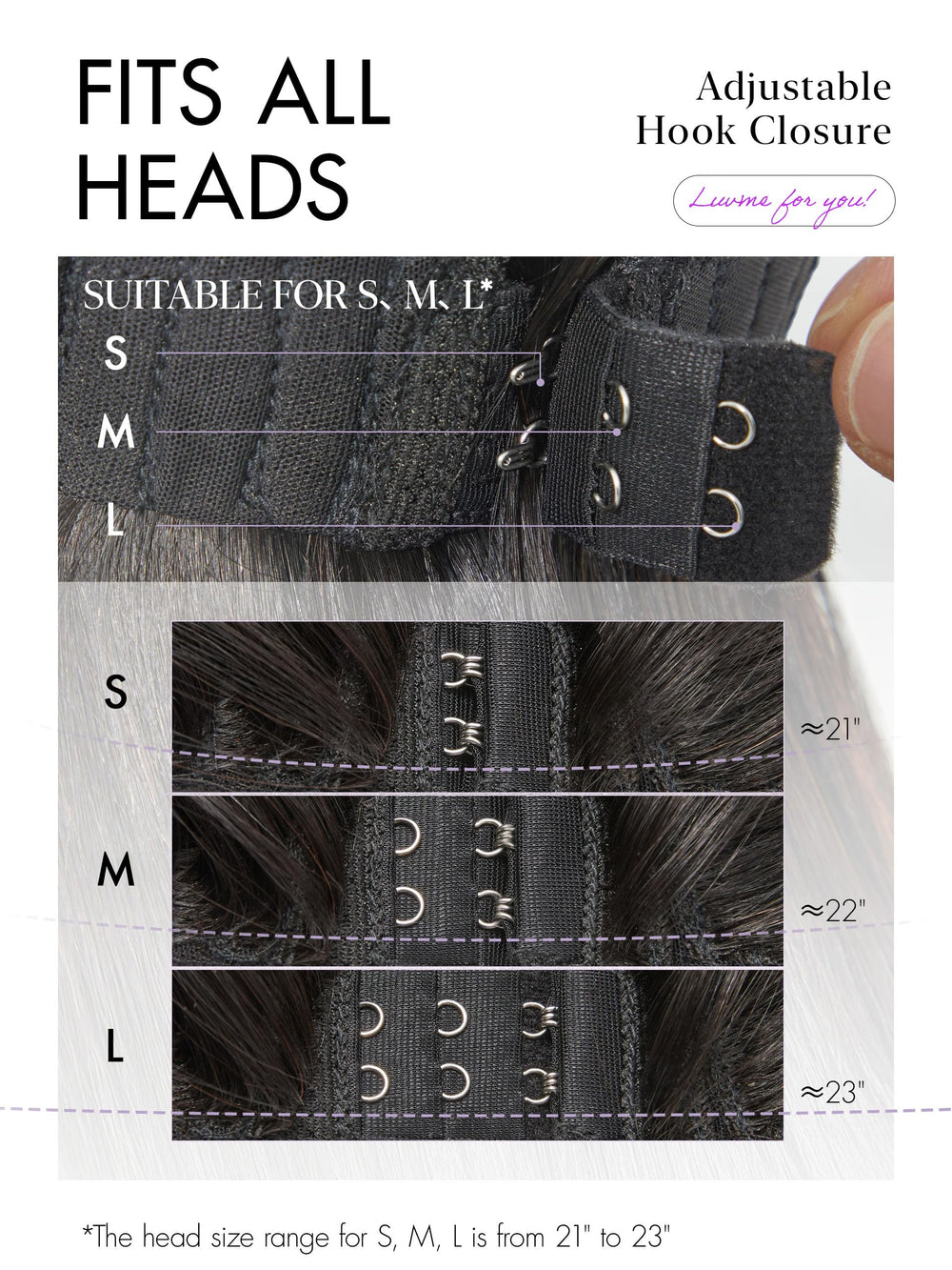 LUVME HAIR pelo humano virgen: aspecto natural y suave