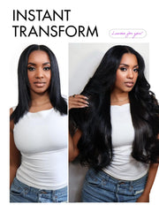 LUVME HAIR peluca cuello corto para uso diario cómodo
