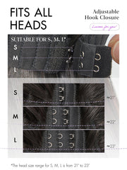 LUVME HAIR peluca humana nudos aclarados para una apariencia más natural.