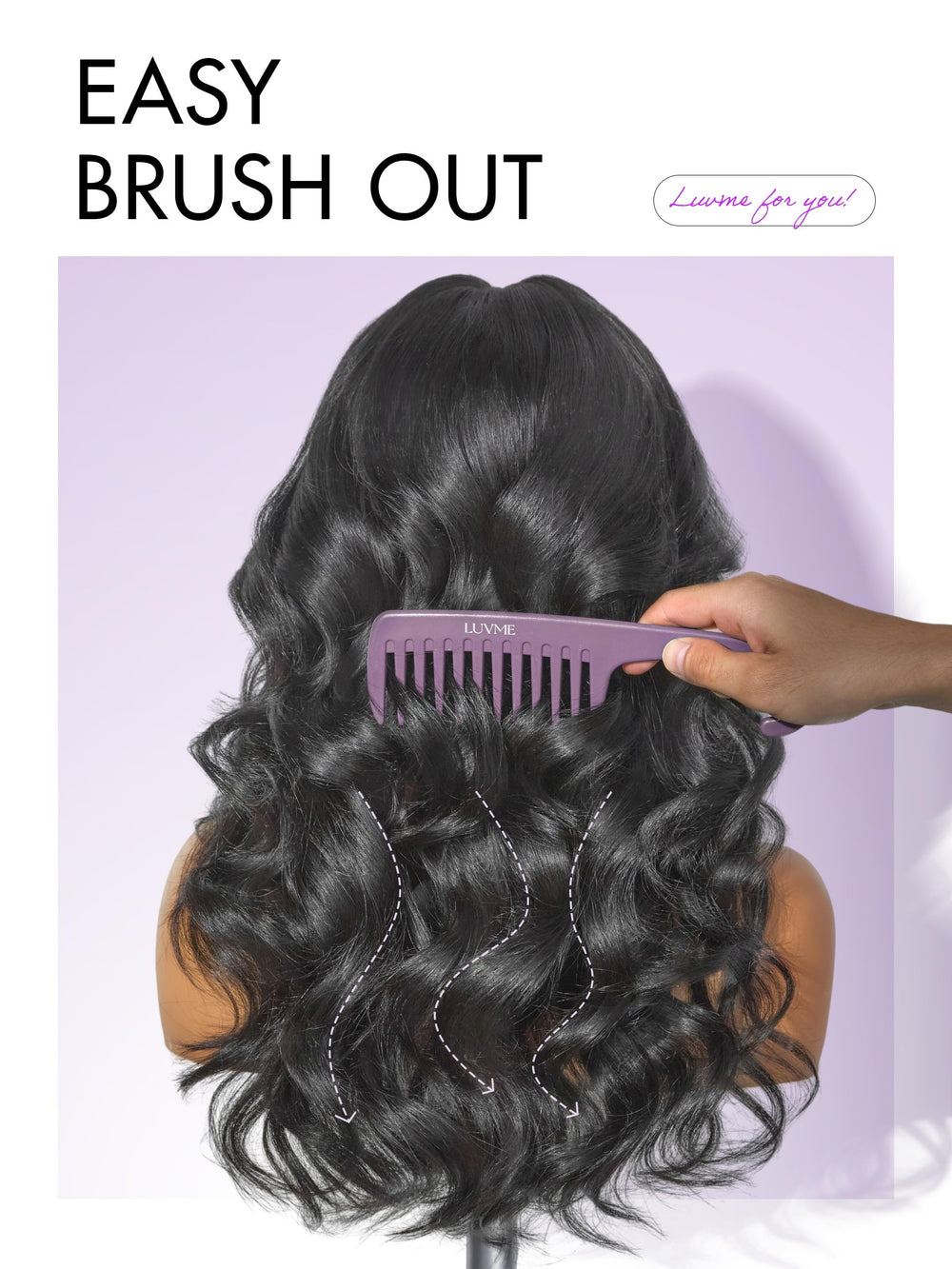 LUVME HAIR pred cuenta 30 segundos: puesta rápida