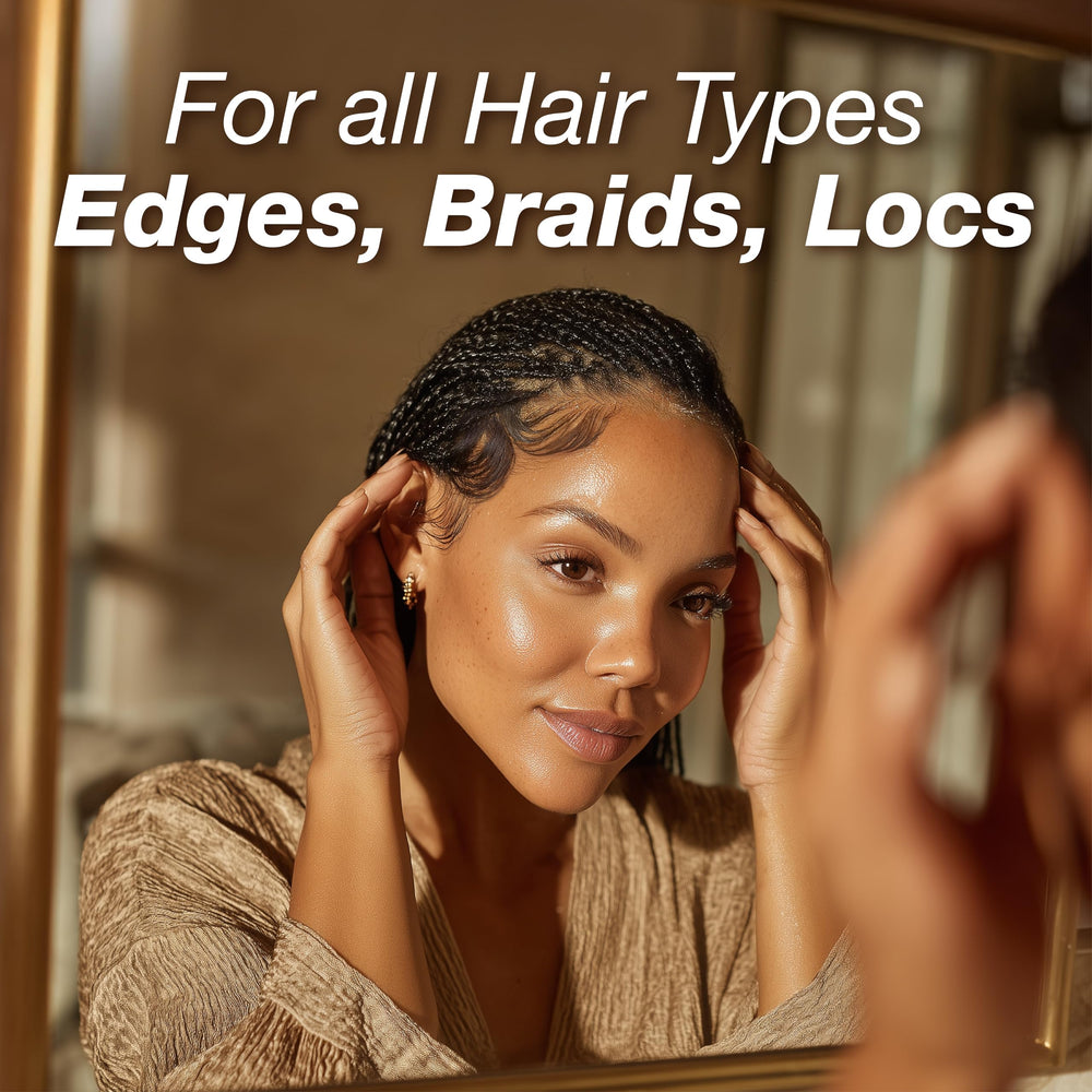 Lux Collection Edge Gro+ 24K Oro, compatible con todo tipo de cabello para peinados variados.