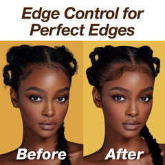 Lux Collection Edge Gro+ 24K Oro, cuidado delicado del cuero cabelludo y bordes.