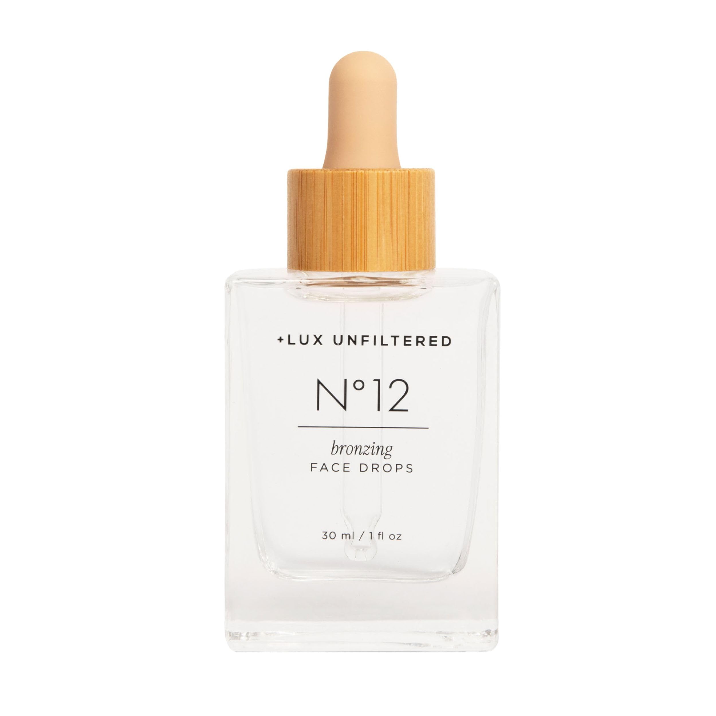 Lux Unfiltered N°12: botella-dosificacion para control preciso del bronceado.