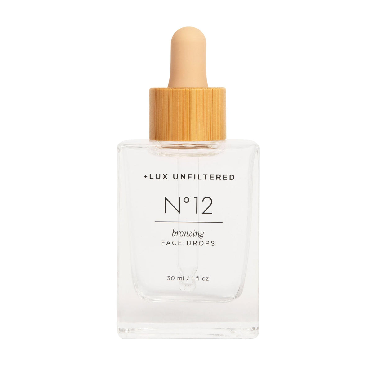 Lux Unfiltered N°12: botella-dosificacion para control preciso del bronceado.