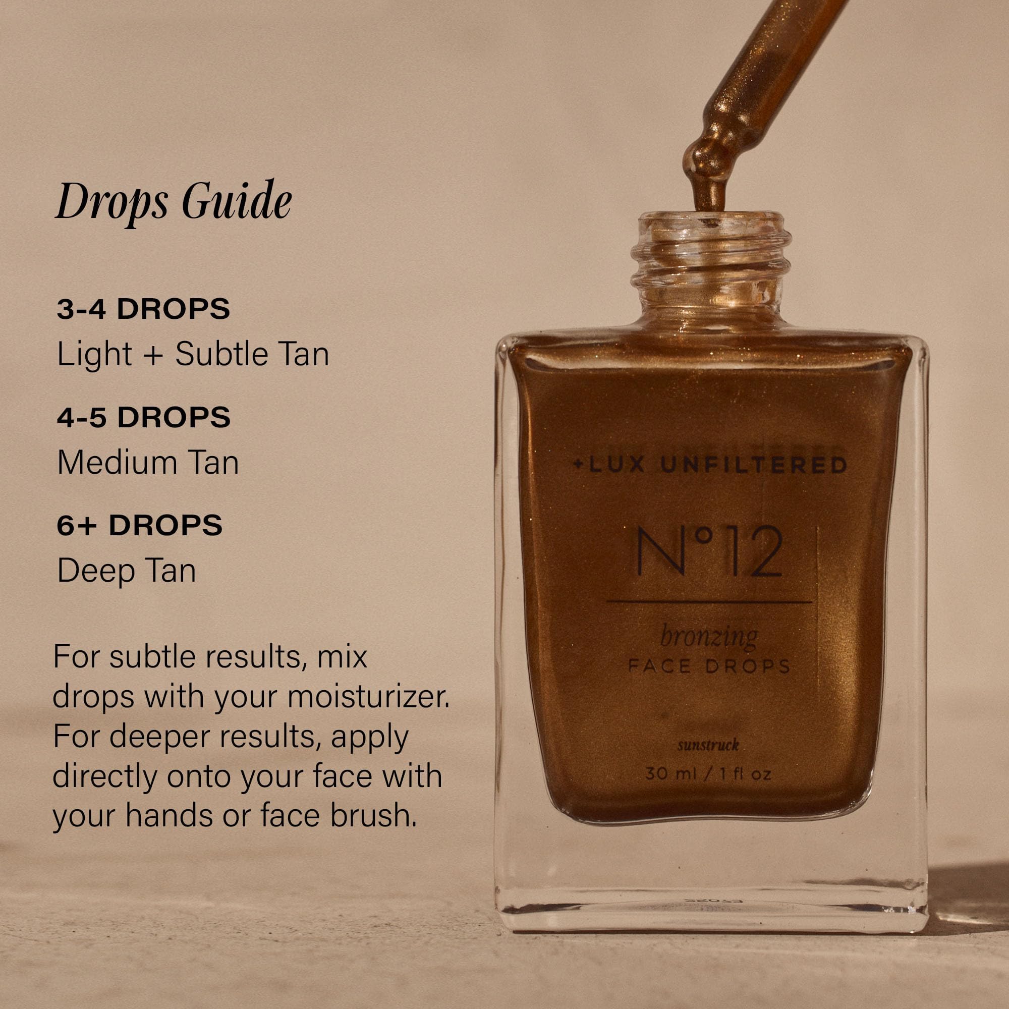 Lux Unfiltered N°12 Sunstruck envase minimalista para tu rutina diaria