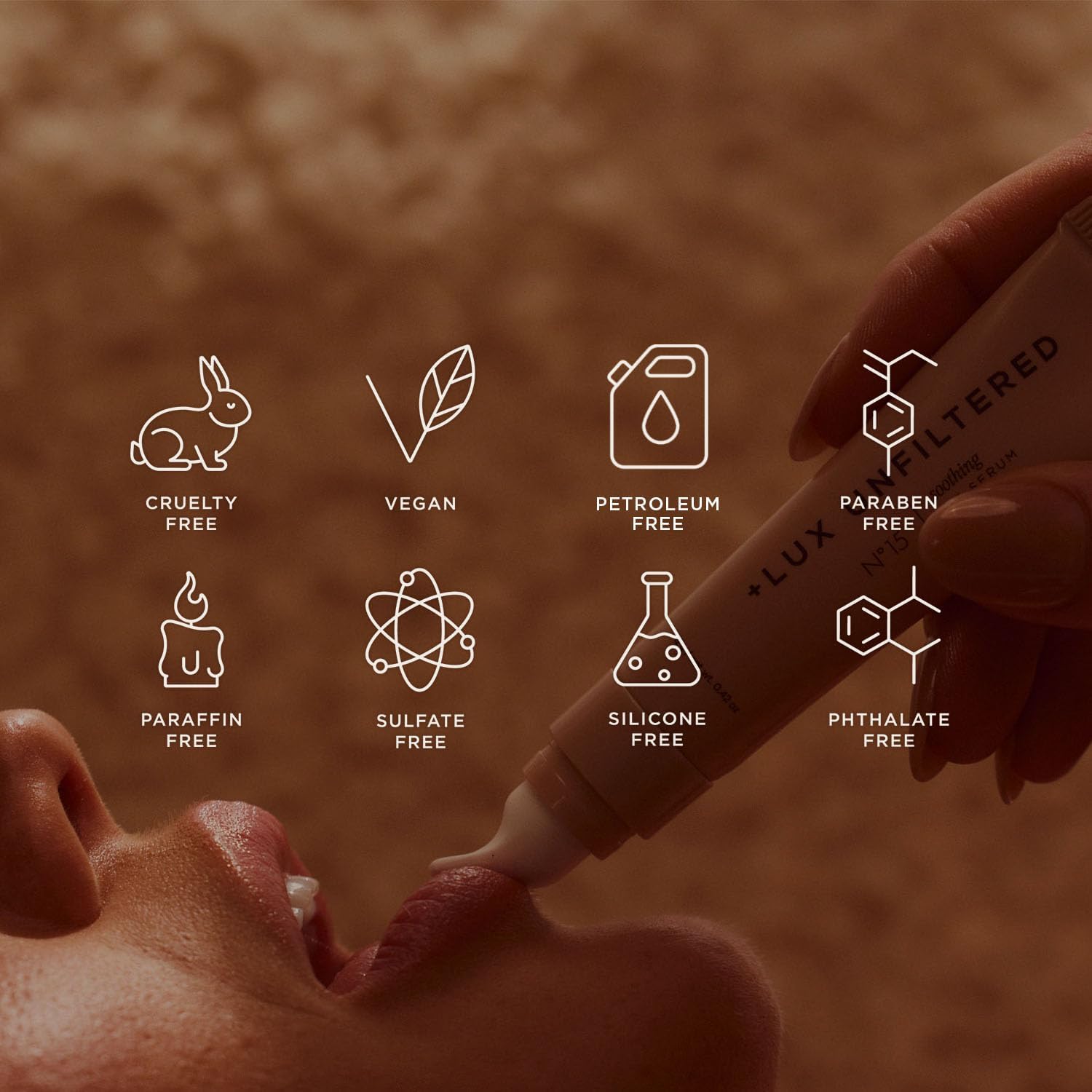 Lux Unfiltered N°15 envase con toque refrescante para aplicación cómoda