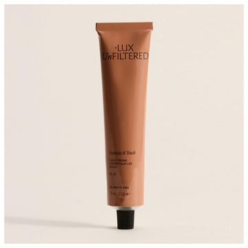 Lux Unfiltered N°24 crema de manos, embalaje elegante para cuidado diario