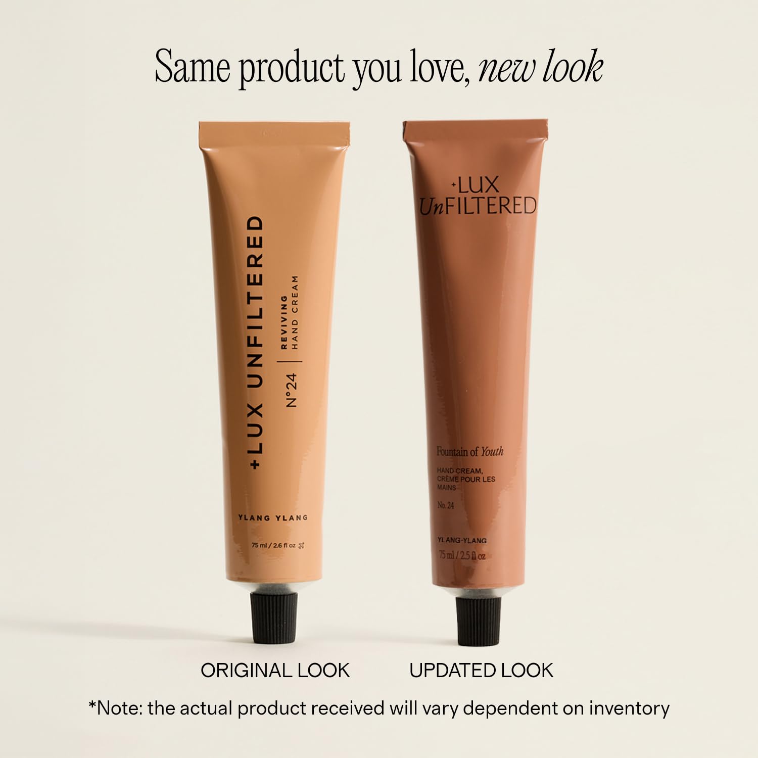 Lux Unfiltered N°24 crema de manos, textura ligera que se absorbe rápido