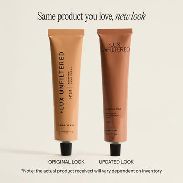 Lux Unfiltered N°24 crema de manos, textura ligera que se absorbe rápido