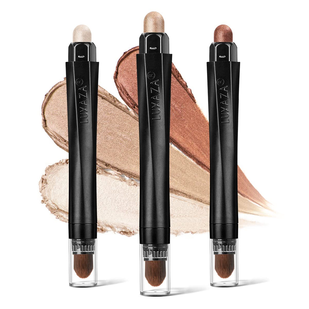 LUXAZA barra de sombras Champagne Metálico para un aspecto luminoso y resistente al agua.