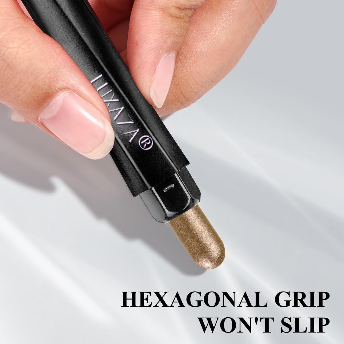 LUXAZA PRO envase hexagonal ergonomico para aplicacion precisa
