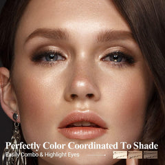 Luxaza Pro lápiz sombra crema mate para pliegue suave y apariencia natural.