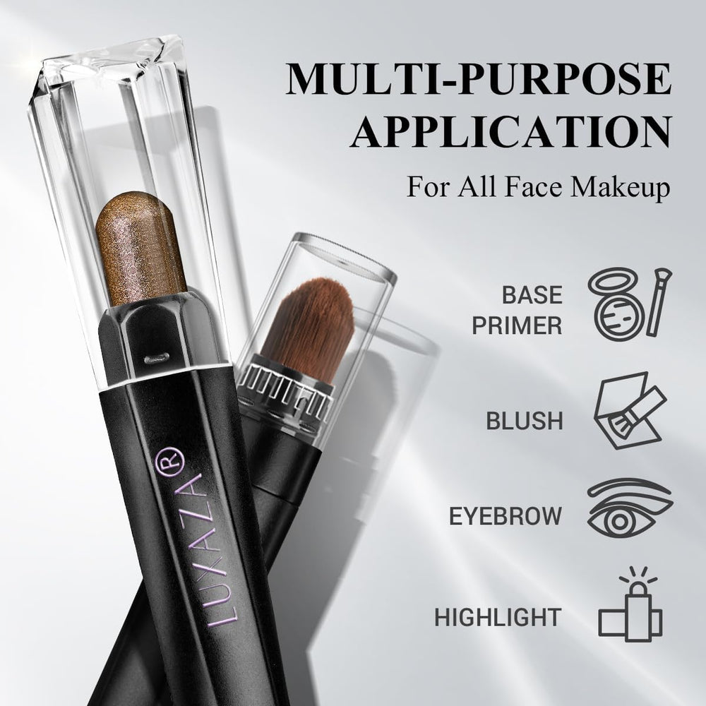 Luxaza Pro lápiz sombra neutro con acabado perlado para resaltar la mirada.