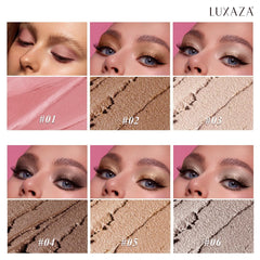 Luxaza Pro lápiz sombra neutro con brillo metálico para un look diario deslumbrante.