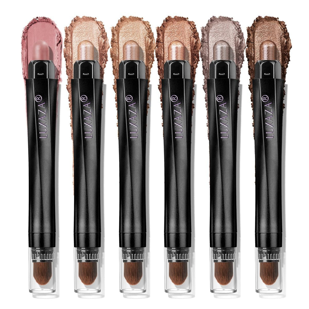 Luxaza Pro lápiz sombra neutro, tono marrón cañón, para delinear ojos con suavidad.