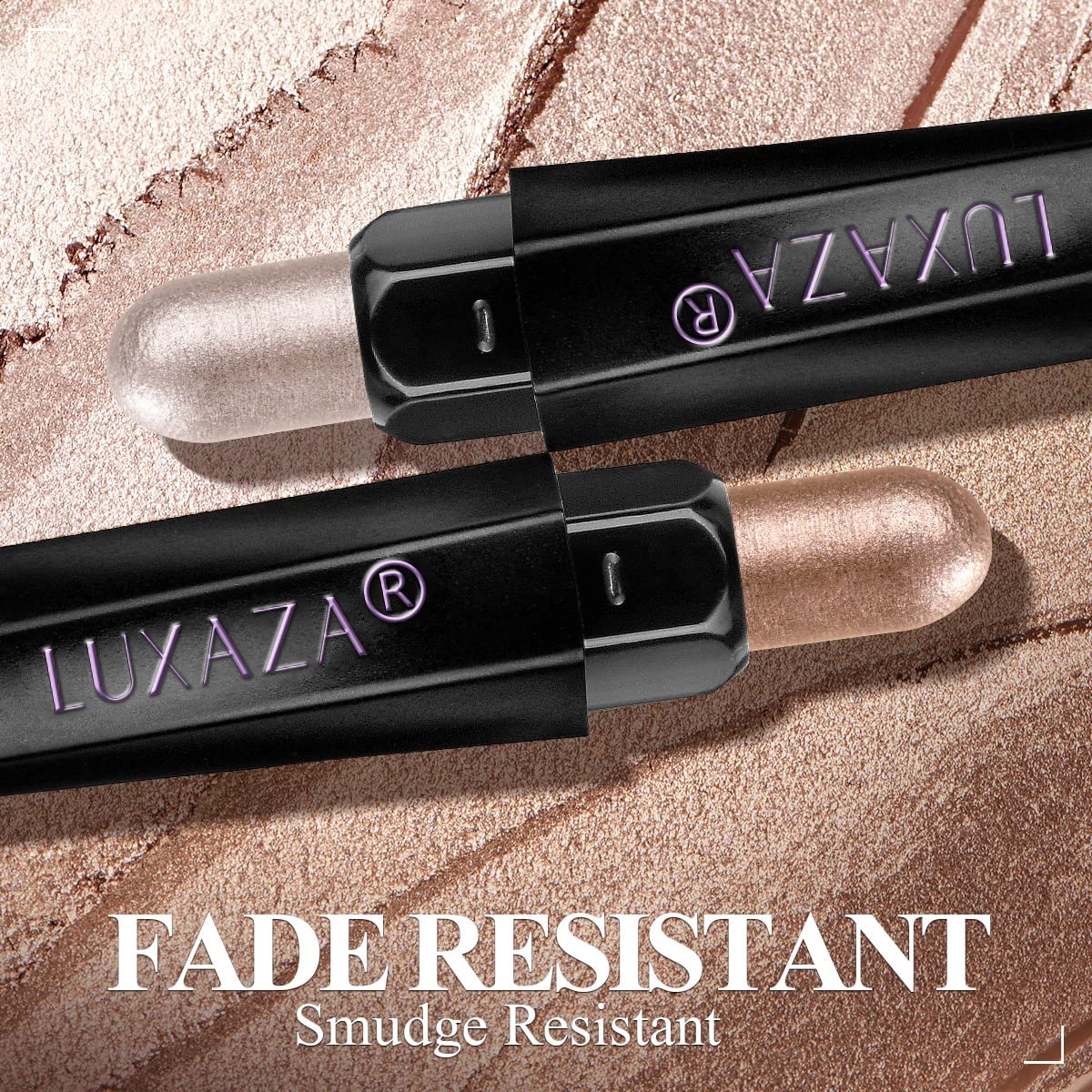 Luxaza Pro Shimmer Eyeshadow Stick long-wear color for 10 to 12 hours in Desert Wild
