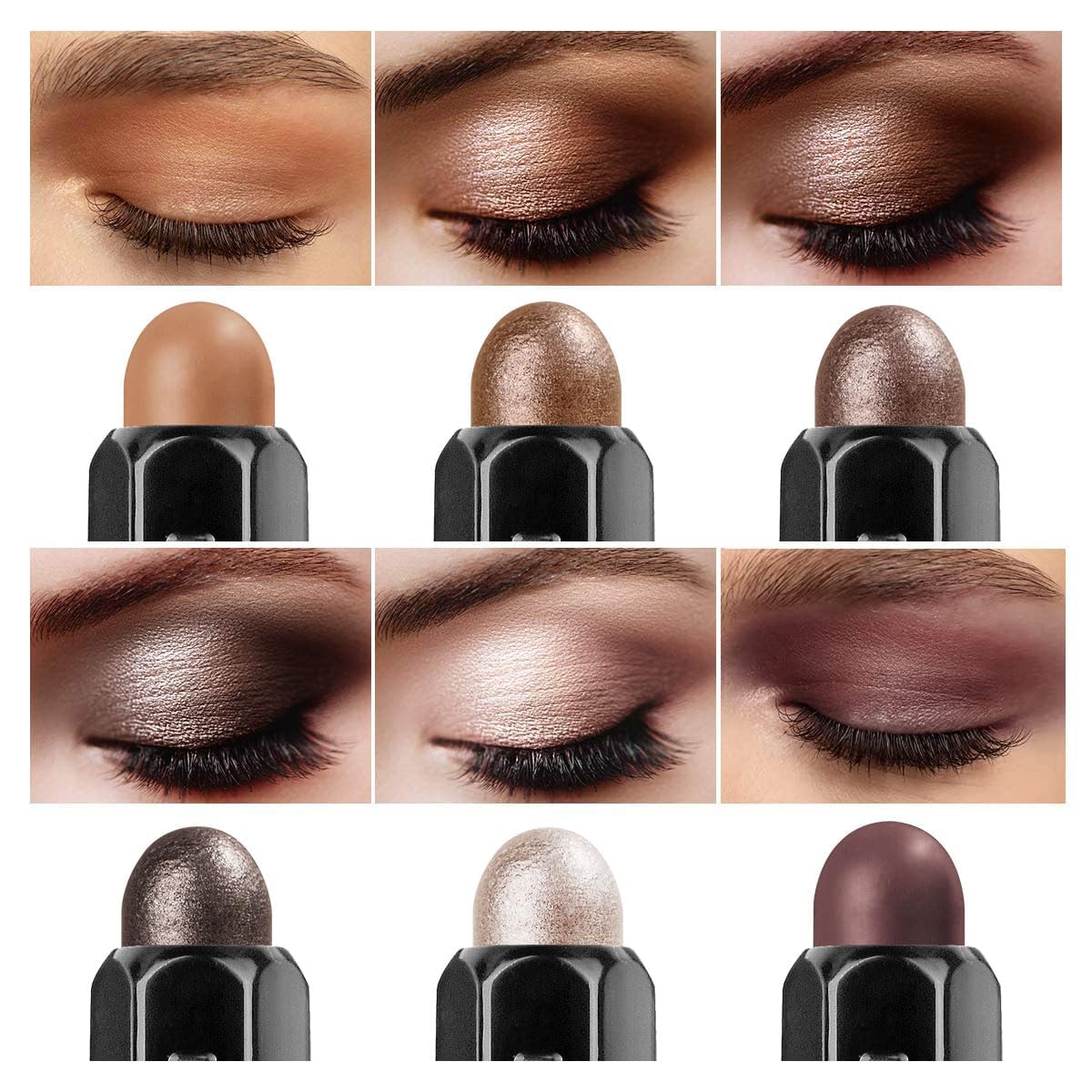 LUXAZA barra sombra crema suave, deslizamiento cómodo para definicion precisa.