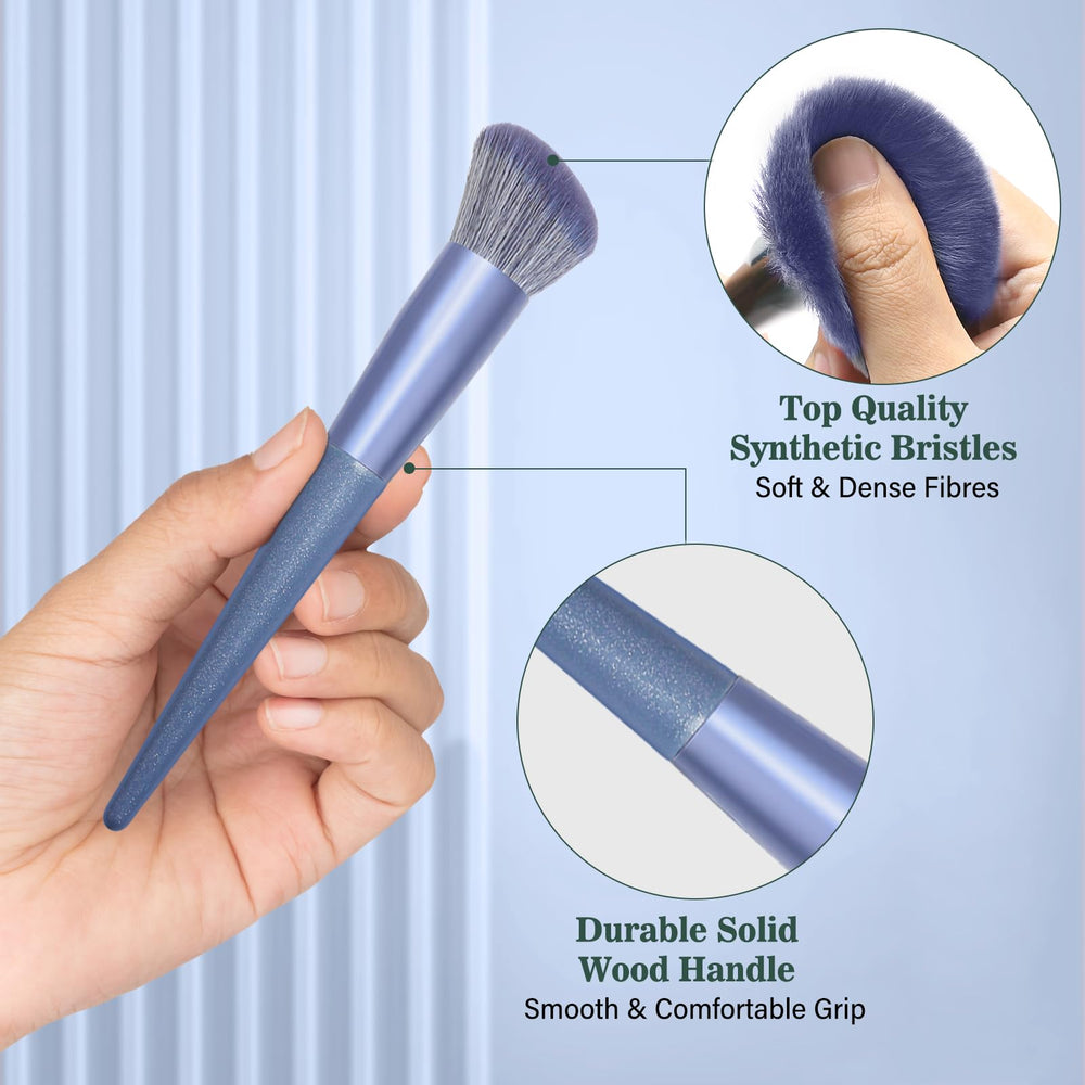 Luxbru pincel cejas para definir líneas limpias.