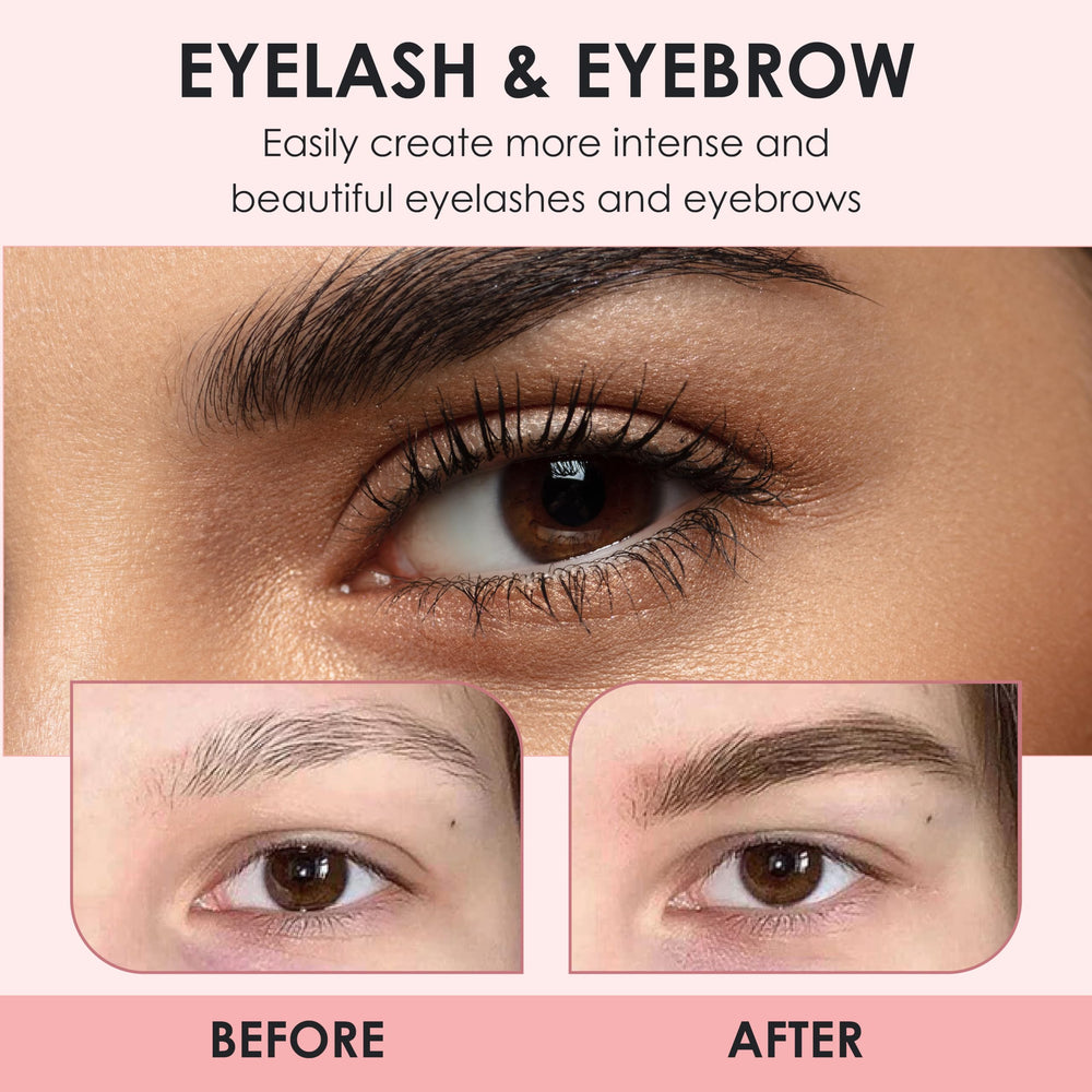 Luxe Cosmetics aplicación de tinte cejas, resultado natural con cuidado y seguridad.