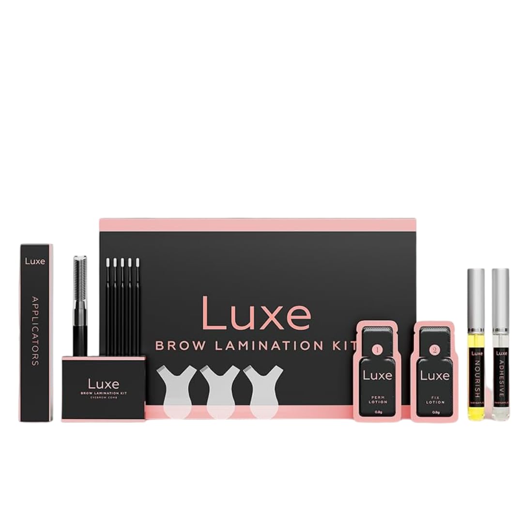 Kit pro laminage sourcils Luxe Cosmetics – ensemble complet à domicile.