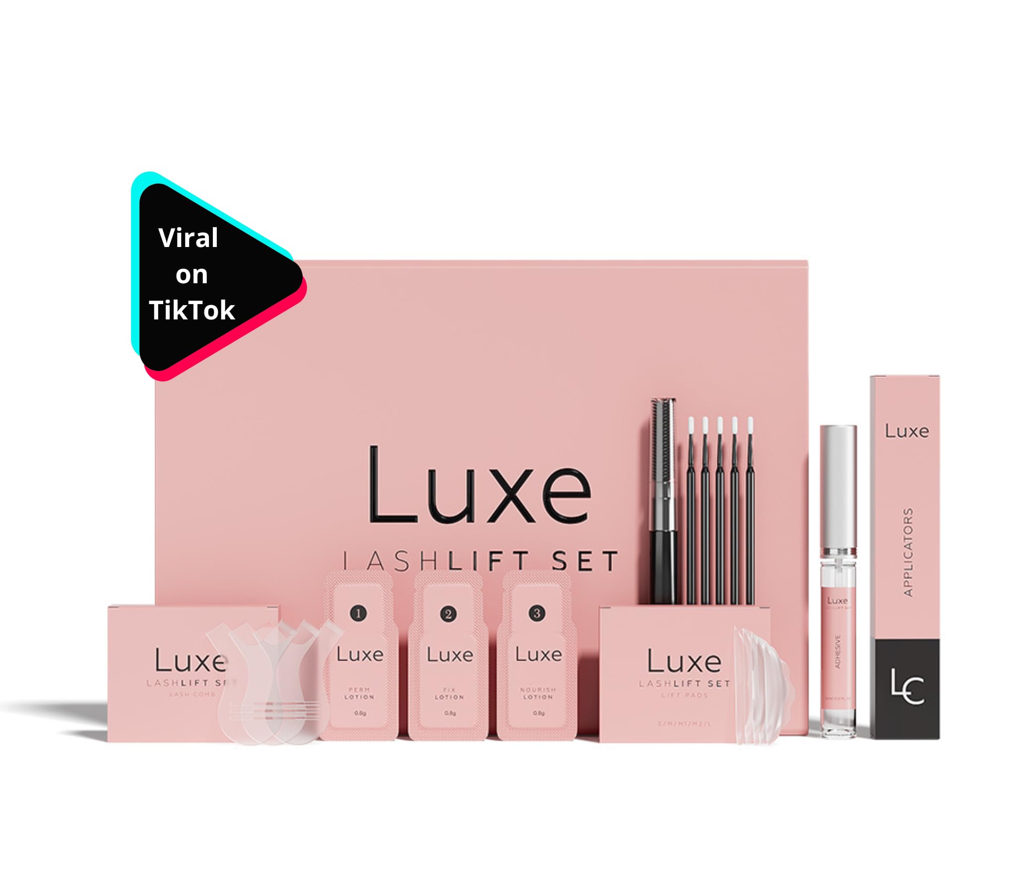 Luxe Cosmetics Lash Lift Kit: adhesivo de alta precisión para fijación duradera
