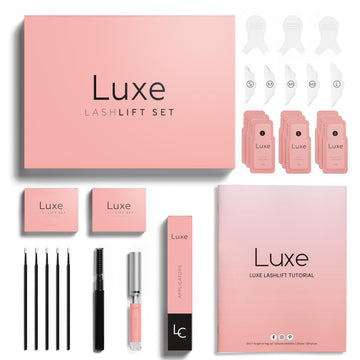 Luxe Cosmetics Lash Lift Kit: caja frontal, inicio rápido para rizar pestañas en casa