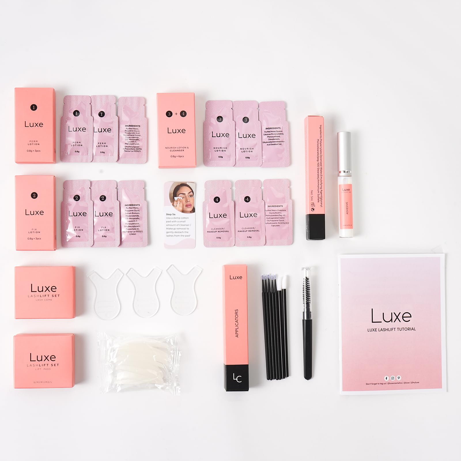 Condicionador nutritivo de Luxe Cosmetics para fortalecer y hidratar las pestañas.