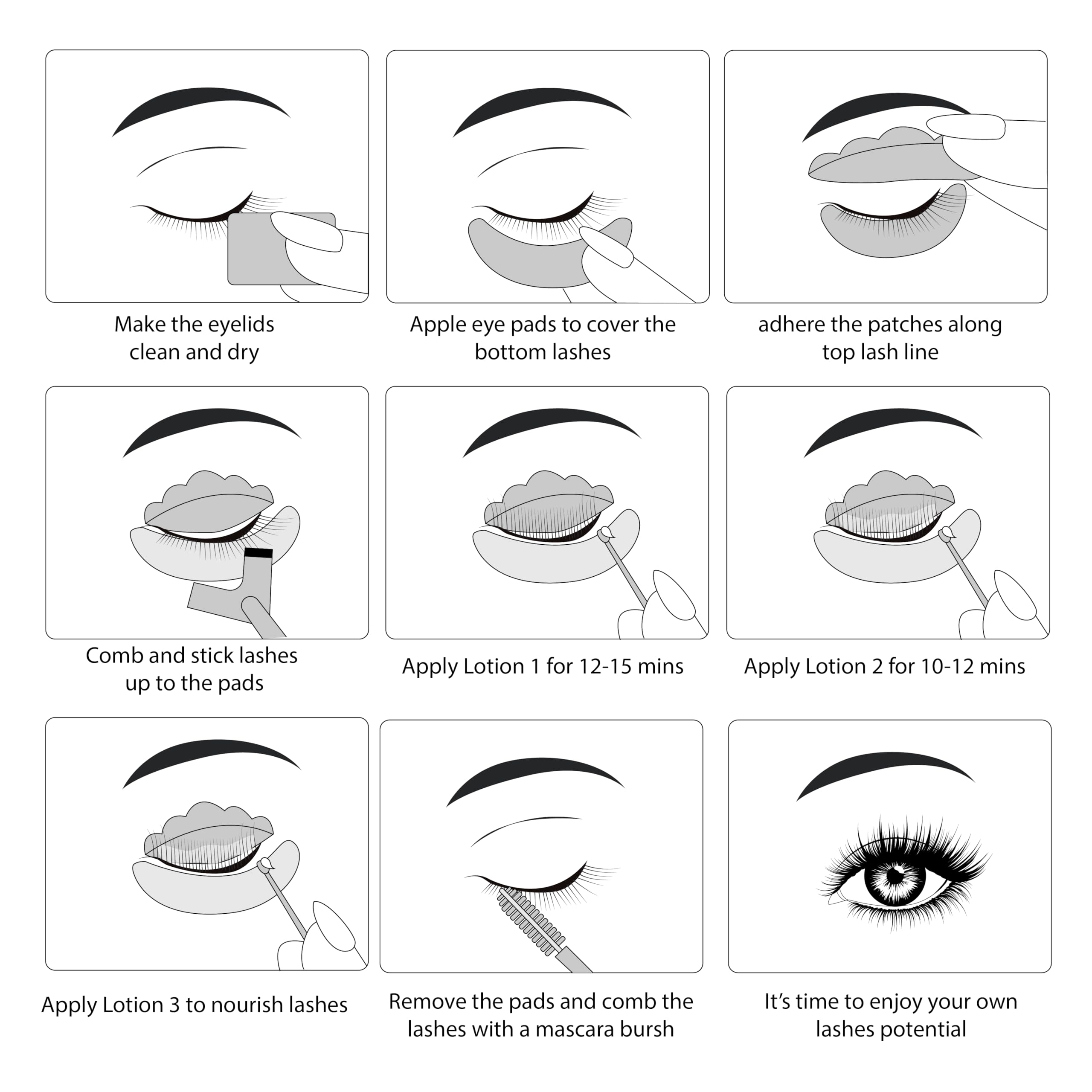 Luxe Cosmetics Lash Lift Kit: acondicionador nutritivo para pestañas