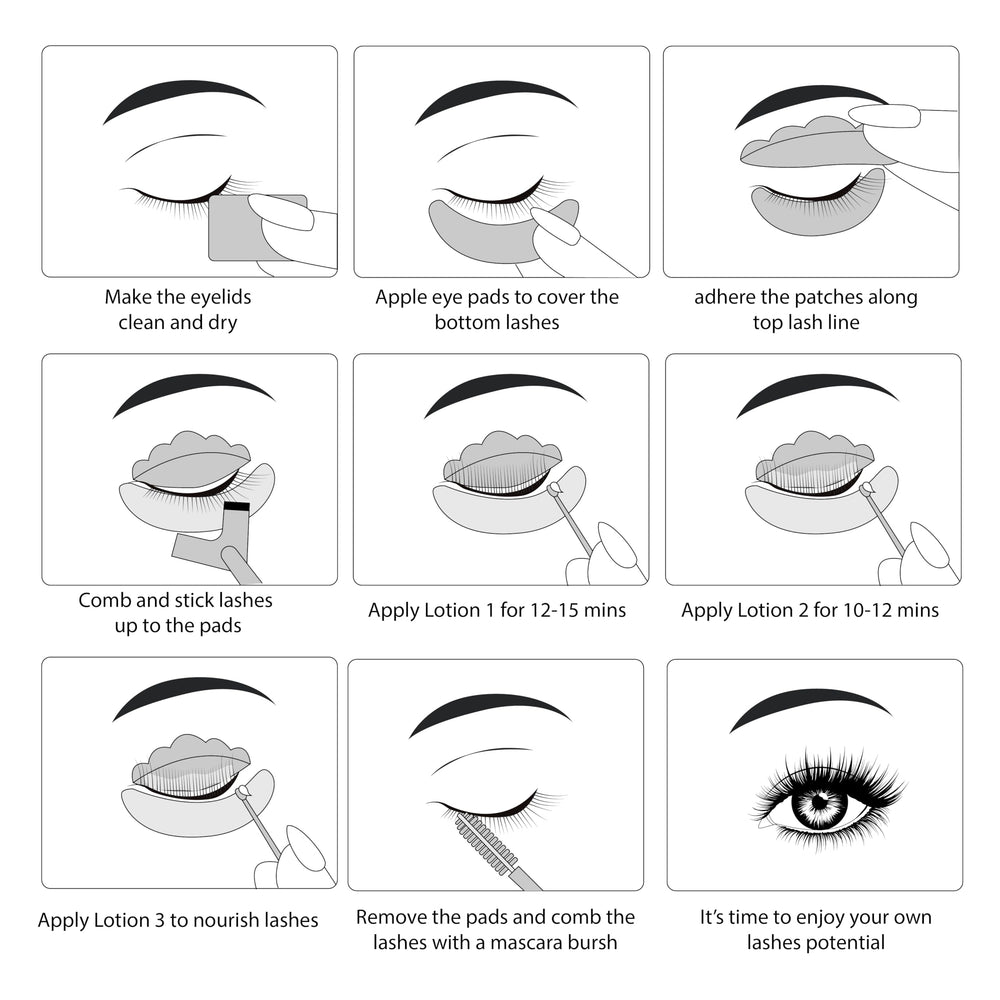 Luxe Cosmetics Lash Lift Kit: acondicionador nutritivo para pestañas