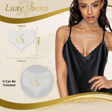 Parches para escote y cuello, uso flexible y cómodo.