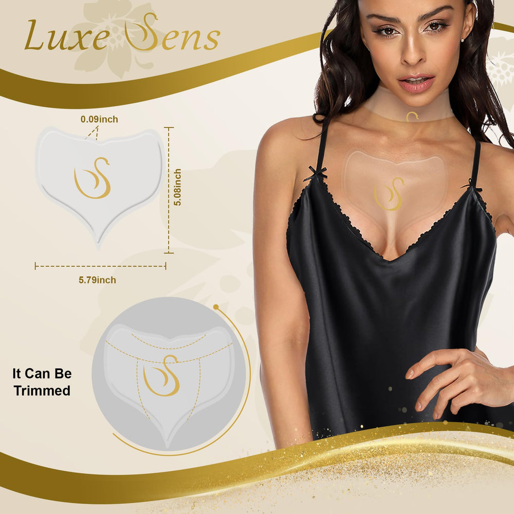 Parches para escote y cuello, uso flexible y cómodo.